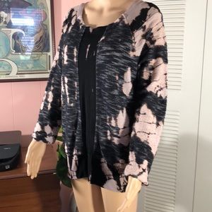 "XCVI" TUNIC  XL  NWOT  LS